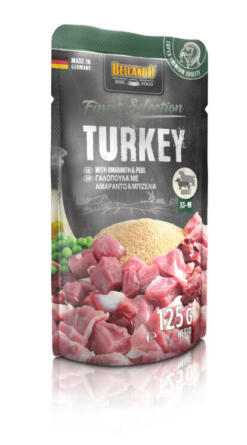 Belcando Turkey With Amaranth & Peas 125G
