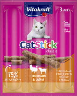 Vitakraft - Catstick Turkey & Lamb (3 Sticks)