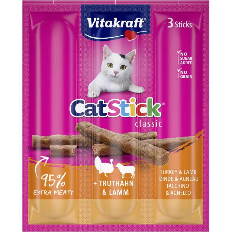 Vitakraft - Catstick Turkey & Lamb (3 Sticks)