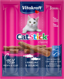 Vitakraft - Catstick Cod & Coalfish (3 Sticks)