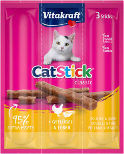 Vitakraft - Catstick Poultry & Liver (3 Sticks)