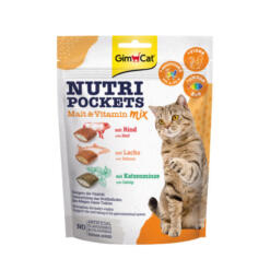 Gimcat Nutripockets - Malt & Vitamin Mix 150G
