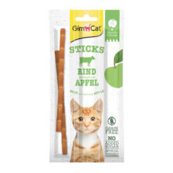 Gimcat Sticks - Beef & Apple 3x5g