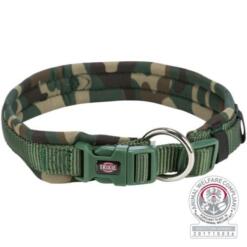 Trixie Premium Collar With Neoprene Padding, Extra Wide - Army