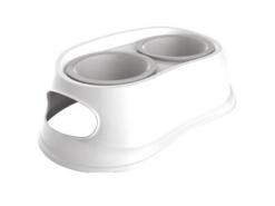 Mpets Plastic Bowls with Stand