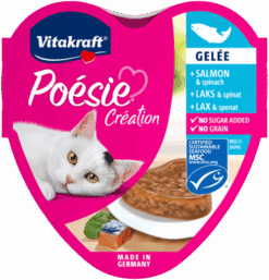 Vitakraft Poésie - Salmon + Spinach Jelly 85g