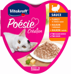 Vitakraft Poésie - Turkey + Cheese Sauce 85g
