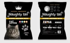 Naughty Tail Clumping Litter - Lemon 5L,10L