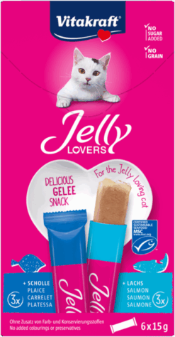 Vitakraft Jelly Plaice & Salmon (6x15g)