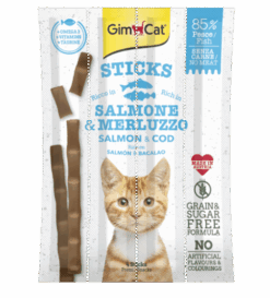 GimCat - Salmon & Cod Sticks (x4)