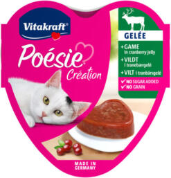 Vitakraft Poésie - Game in Cranberry Jelly 85g