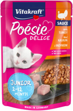 Vitakraft Poésie - Junior Turkey Sauce 85g