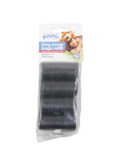 Pawise Poop Bags Refill - Black