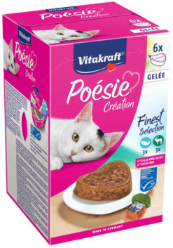 Vitakraft Poésie – Heart Multipack Jelly (6*85g)