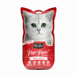 Kit Cat - Purr Puree+ Tuna & Fish Oil (Skin & Coat) (4x15g)
