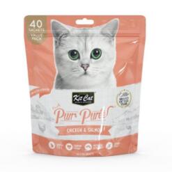 Kit Cat - Purr Puree Value Pack Chicken & Salmon (15g x 40 sachets)