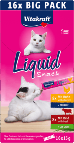 Vitakraft Liquid Snack Pack (16x15g)