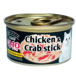 Ciao Chicken Fillet & Crab Stick in Jelly 75g