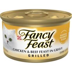 Fancy Feast Grilled Chicken & Beef In Gravy 85g