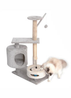 Pawise Cat Tree with Cave 85cm