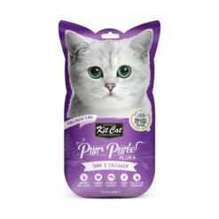 Kit Cat - Purr Puree Plus+ Tuna & Collagen (Collagen Care) (4x15g)
