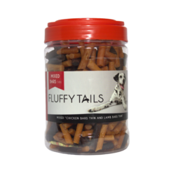 Fluffy Tails – Mixed Thin Chicken & Lamb Bars 500g