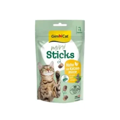 GimCat Mini Sticks Chicken With Catnip 50G