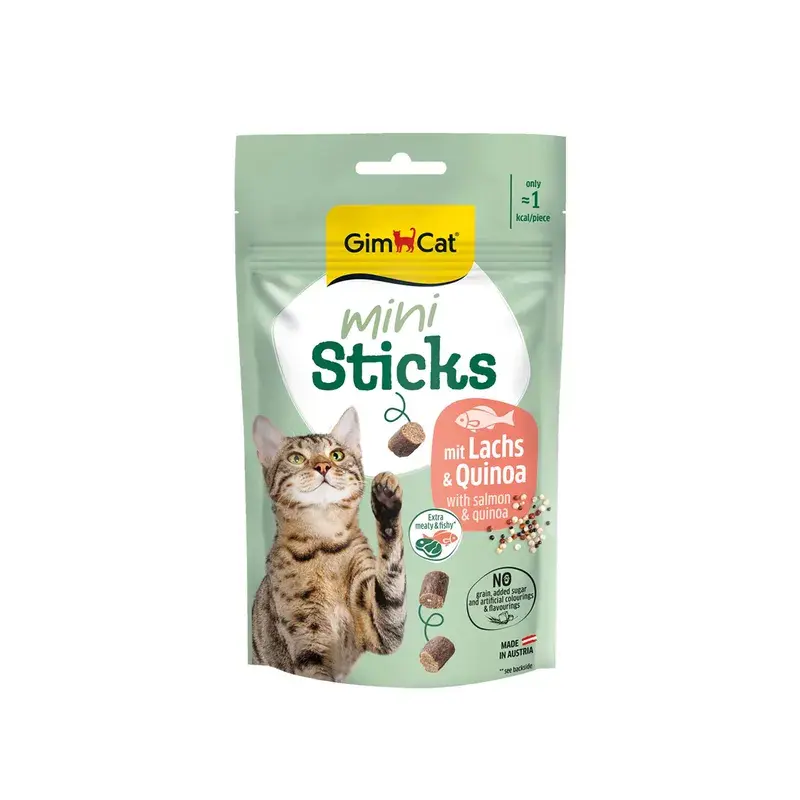 GimCat Mini Sticks Salmon With Quinoa 50G