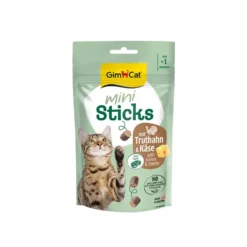 GimCat Mini Sticks Turkey With Cheese 50G