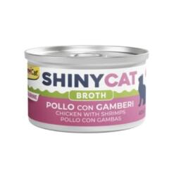 GimCat Shiny Cat – Chicken With Shrimps Broth 70g