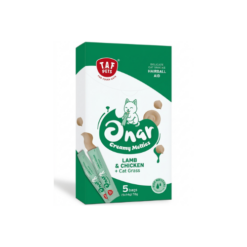 Onar - Creamy Lamb Snack With Chicken & Cat Grass  - Hairball Aid
