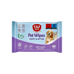 T.A.F Pet Wipes - For Kittens And Puppies 40 pcs