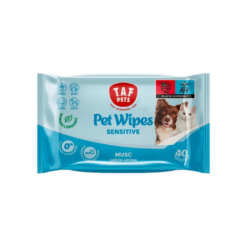 T.A.F Pet Wipes - Sensitive 40 Pcs