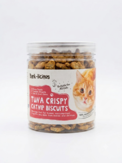 Bark-Licious -Tuna Crispy Catnip Biscuits