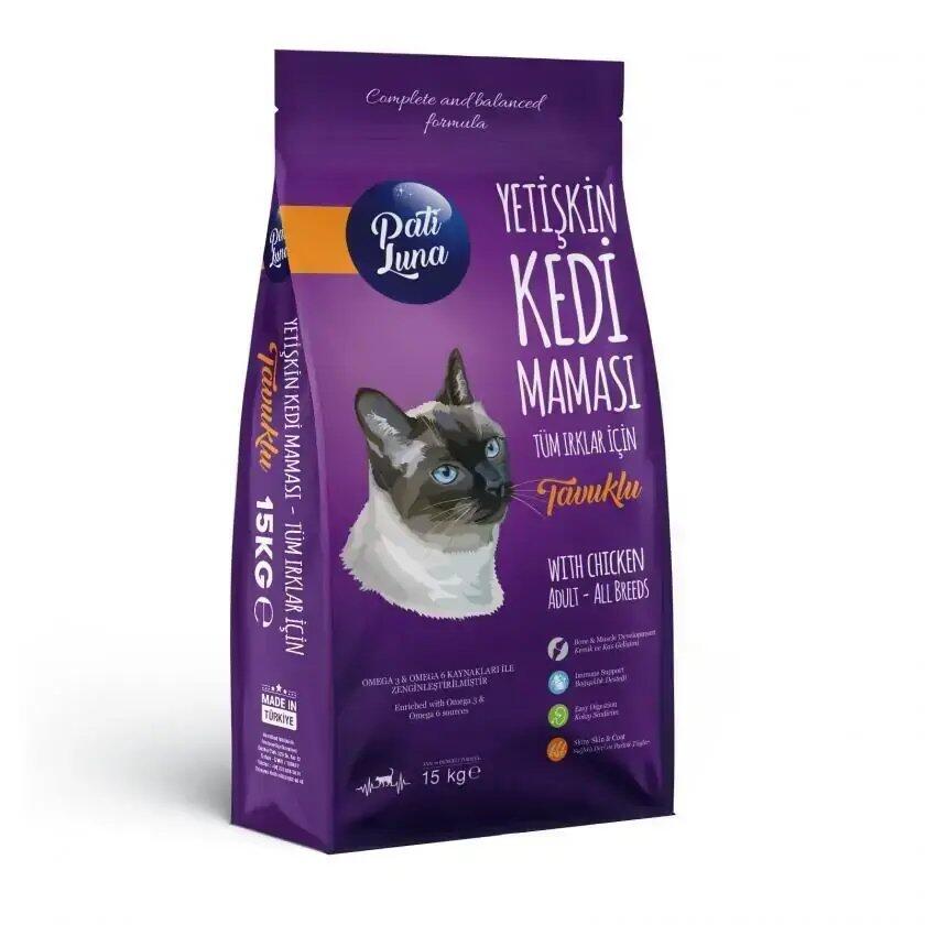 Pati Luna Adult Cat Food with Chicken 15kg