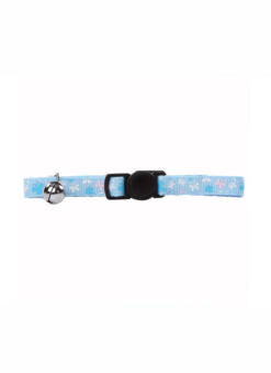 Pawise Cat Collar - Blue With Butterflies