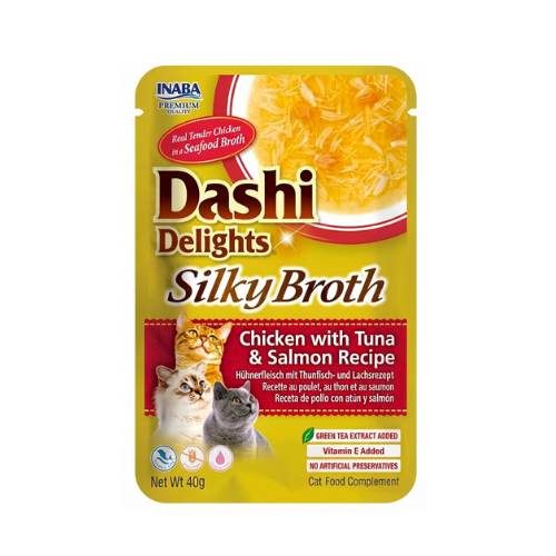 Inaba Dashi Delights - Silky Broth Chicken With Tuna And Salmon Recipe 40g