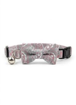 Pawise Cat Collar - Gray Bow